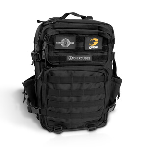 Sjekke Tactical Backpack, black, Better Bodies / GASP hos SportGymButikken.no