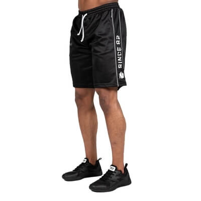 Functional Mesh Shorts, svart/hvit, Gorilla Wear