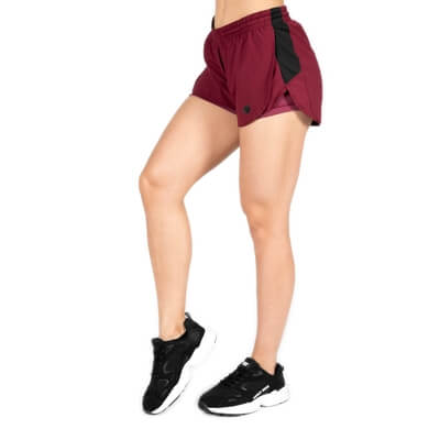 Salina 2-In-1 Shorts, burgundy red, Gorilla Wear