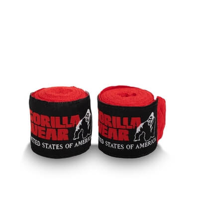 Boxing Hand Wraps, red, Gorilla Wear