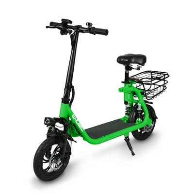 Elektrisk scooter Billar II 500W 12'', green, W-TEC