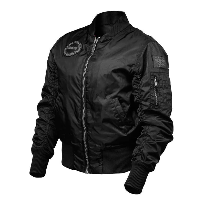 Sjekke Casual Jacket, black, Better Bodies hos SportGymButikken.no