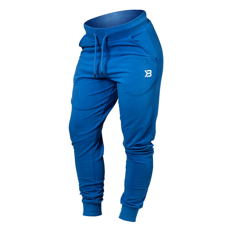 Sjekke Soft Tapered Pants, bright blue, Better Bodies hos SportGymButikken.no