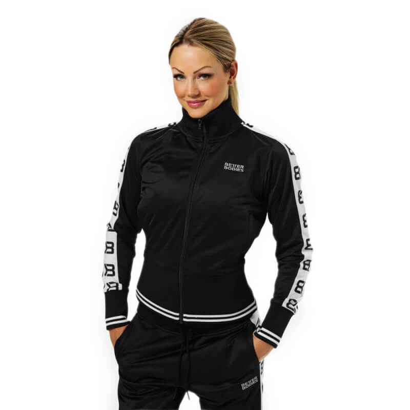 Sjekke Trinity Track Jacket, black, Better Bodies hos SportGymButikken.no