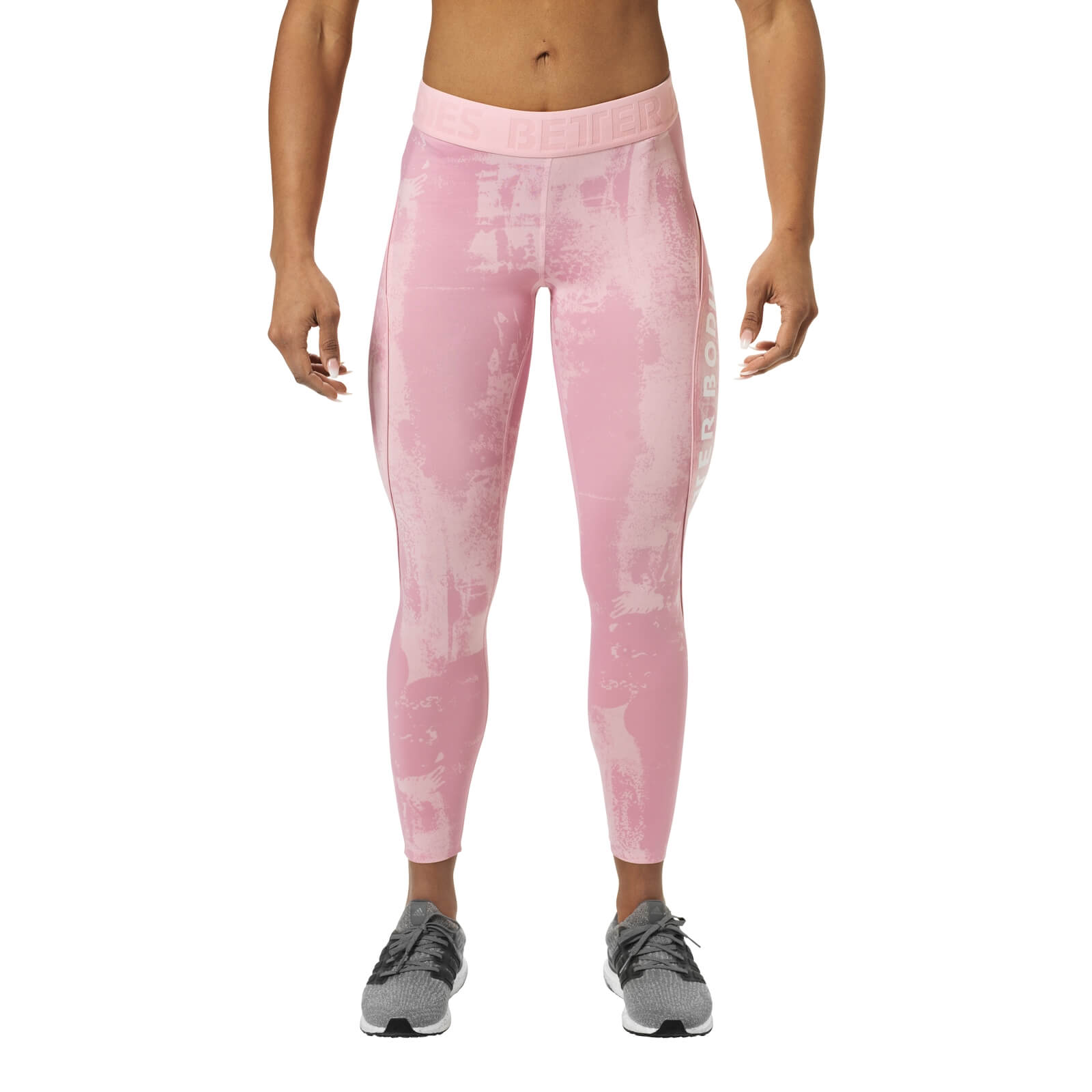 Sjekke Gracie Curve Tights, light pink print, Better Bodies hos SportGymButikken