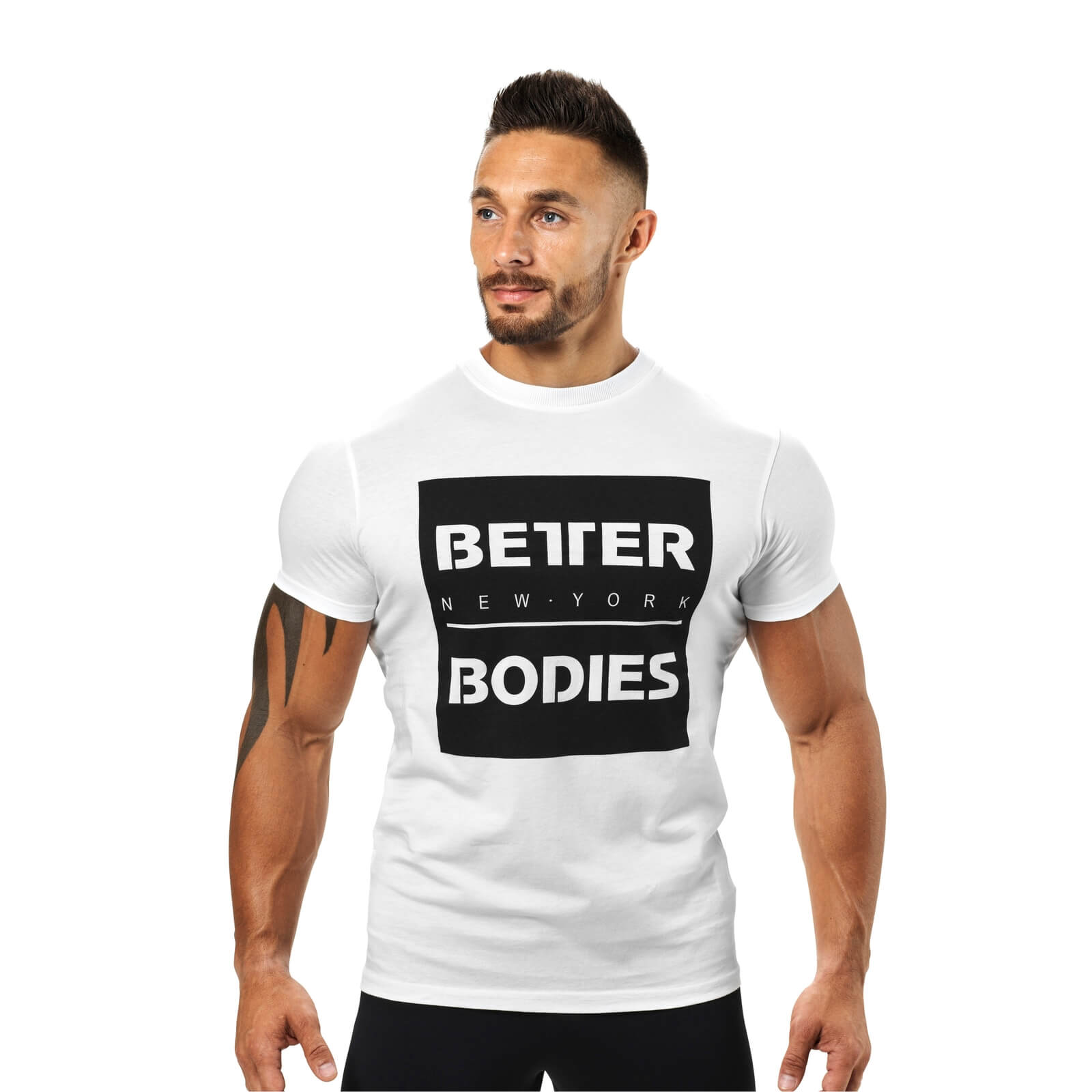 Casual Tee, white, Better Bodies