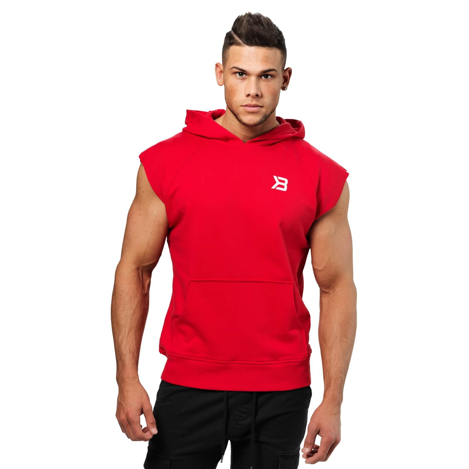 Sjekke Hudson Sl Sweater, bright red, Better Bodies hos SportGymButikken.no