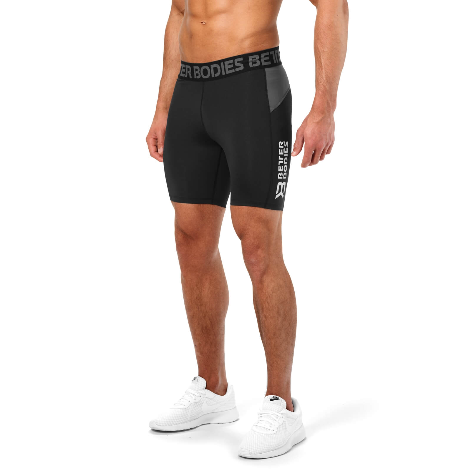 Sjekke Compression Shorts, black, Better Bodies hos SportGymButikken.no