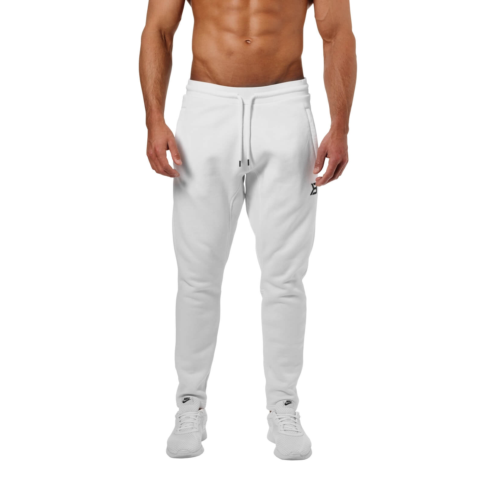 Sjekke Astor Sweatpants, white, Better Bodies hos SportGymButikken.no