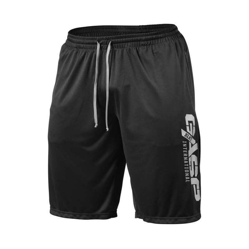 Sjekke Lightweight Shorts, black, GASP hos SportGymButikken.no
