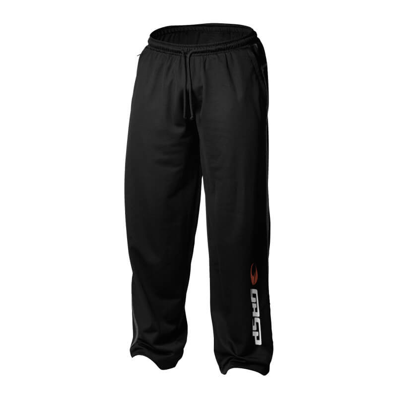 Sjekke Basic Mesh Pants, black, GASP hos SportGymButikken.no