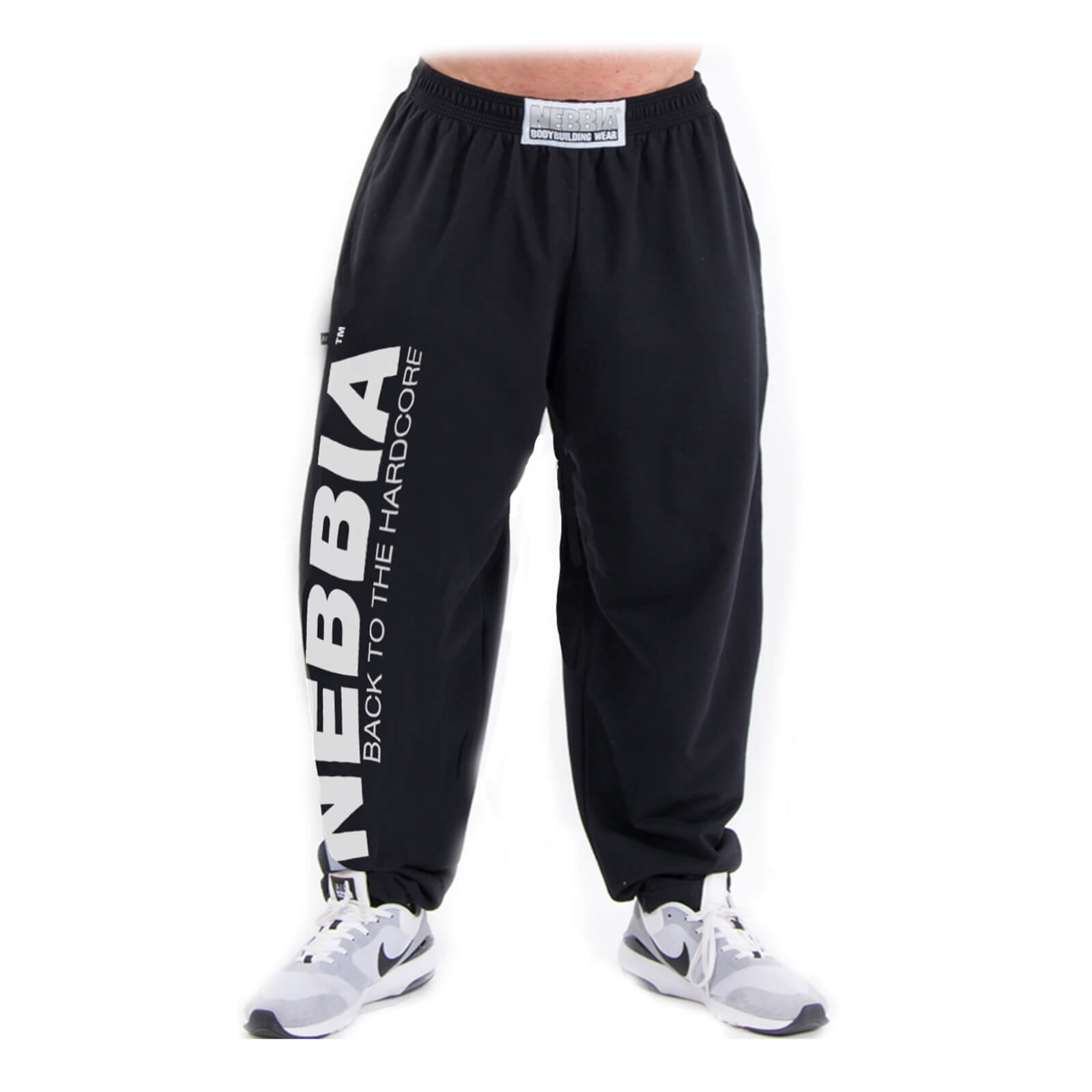 Hardcore Fitness Sweatpants, black, Nebbia
