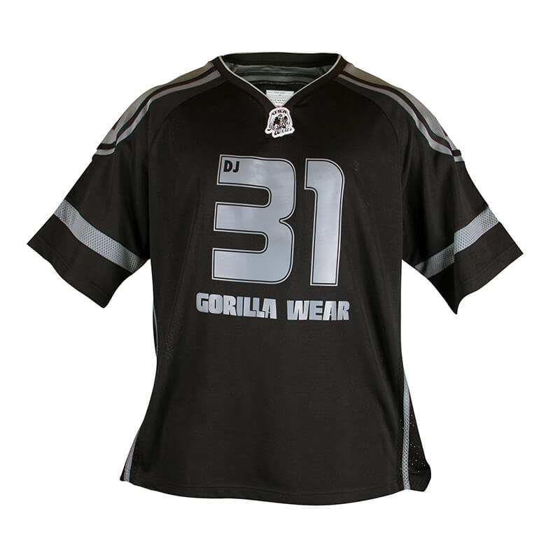 GW Athlete Tee (Dennis James), svart/grå, Gorilla Wear