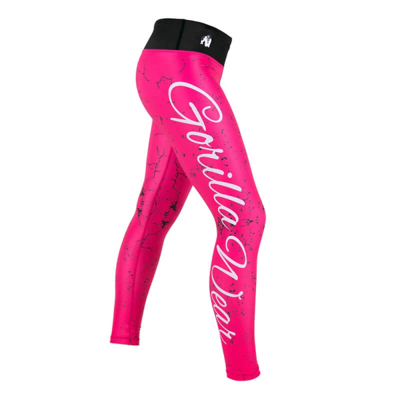 Sjekke Houston Tights, pink, Gorilla Wear hos SportGymButikken.no