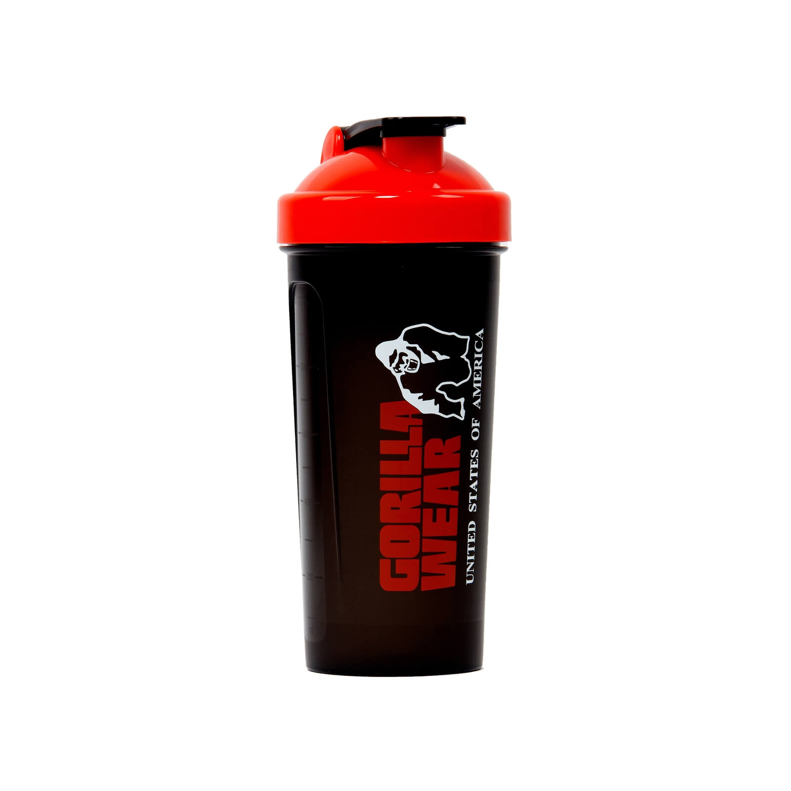 Sjekke Shaker XXL 1000 ml, black/red, Gorilla Wear hos SportGymButikken.no