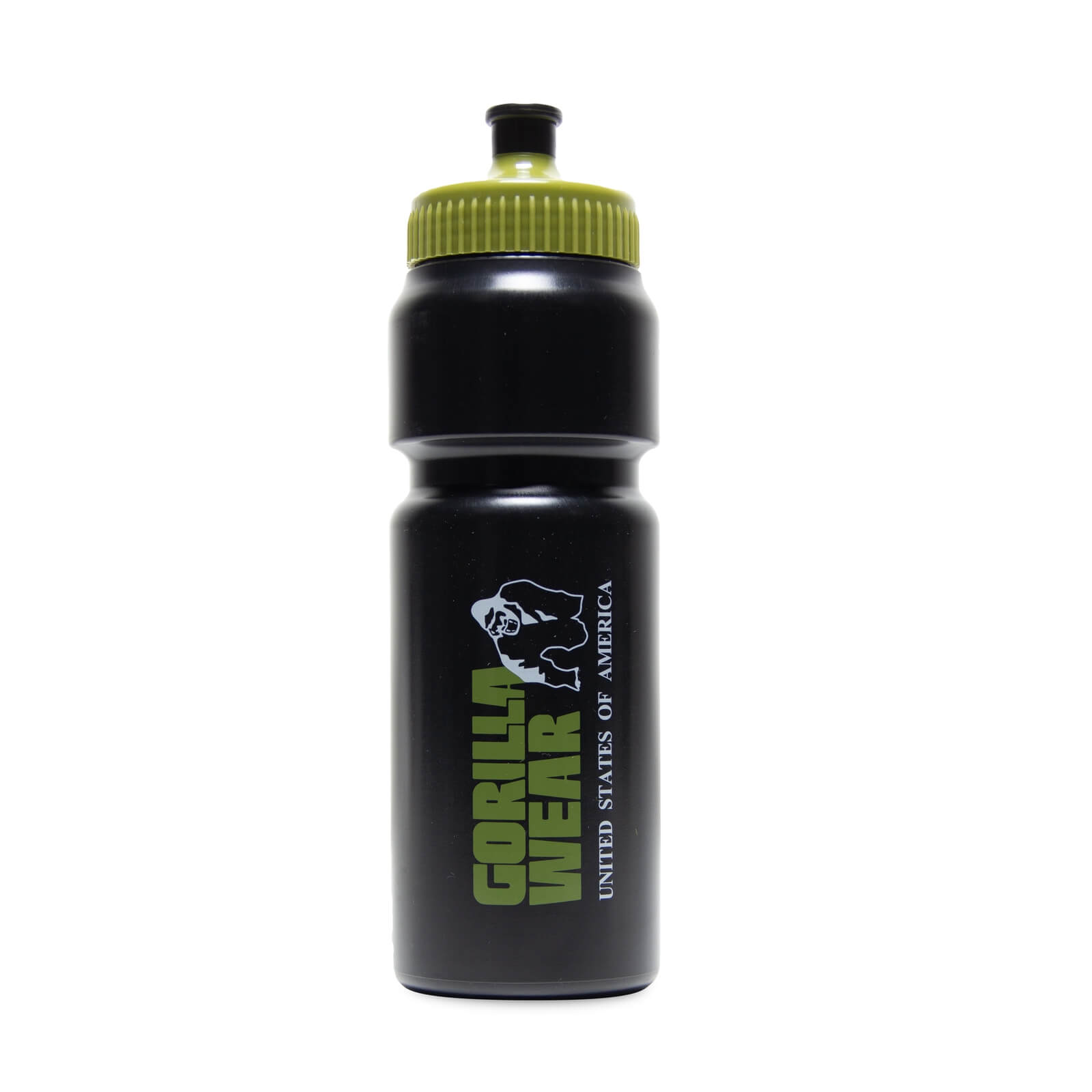 Sjekke Classic Sports Bottle 750 ml, black/army green, Gorilla Wear hos SportGym