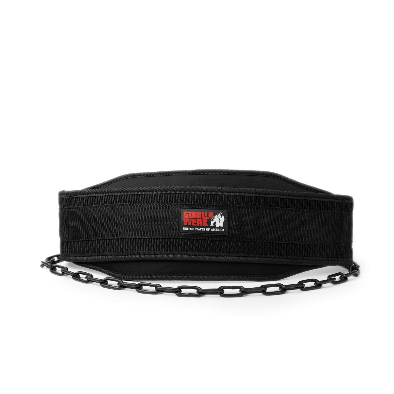 Sjekke GW Nylon Dip Belt, black, Gorilla Wear hos SportGymButikken.no
