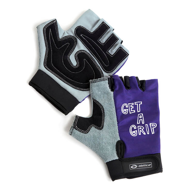 Sjekke MultiSport Gloves, lilla/grå, Abilica hos SportGymButikken.no