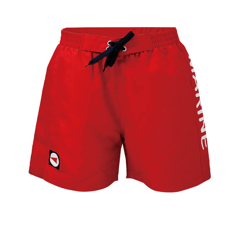 Sjekke Beach Shorts, red, Marine hos SportGymButikken.no