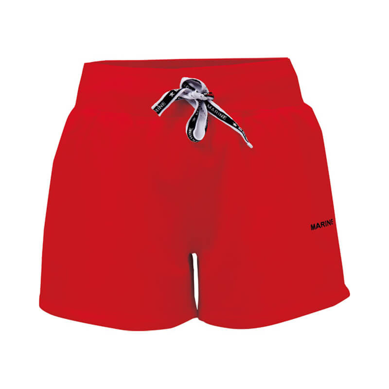 Sjekke Soft Shorts, red, Marine hos SportGymButikken.no