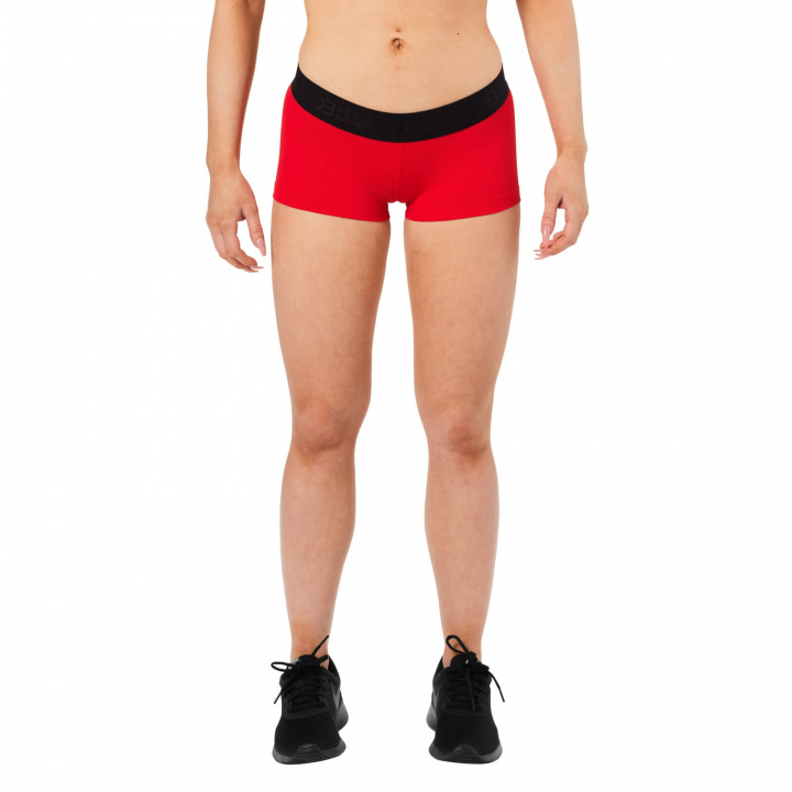 Sjekke Fitness Hotpant, scarlet red, Better Bodies hos SportGymButikken.no
