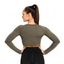 Bowery Cropped Ls, wash green, Better Bodies