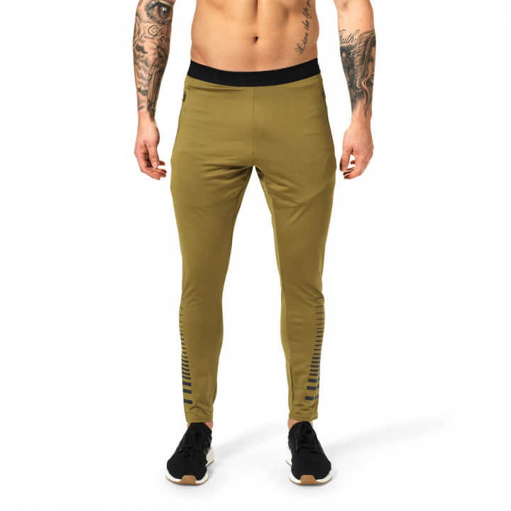 Sjekke Brooklyn Gym Pants, military green, Better Bodies hos SportGymButikken.no