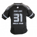 GW Athlete Tee (Dennis James), svart/grå, Gorilla Wear