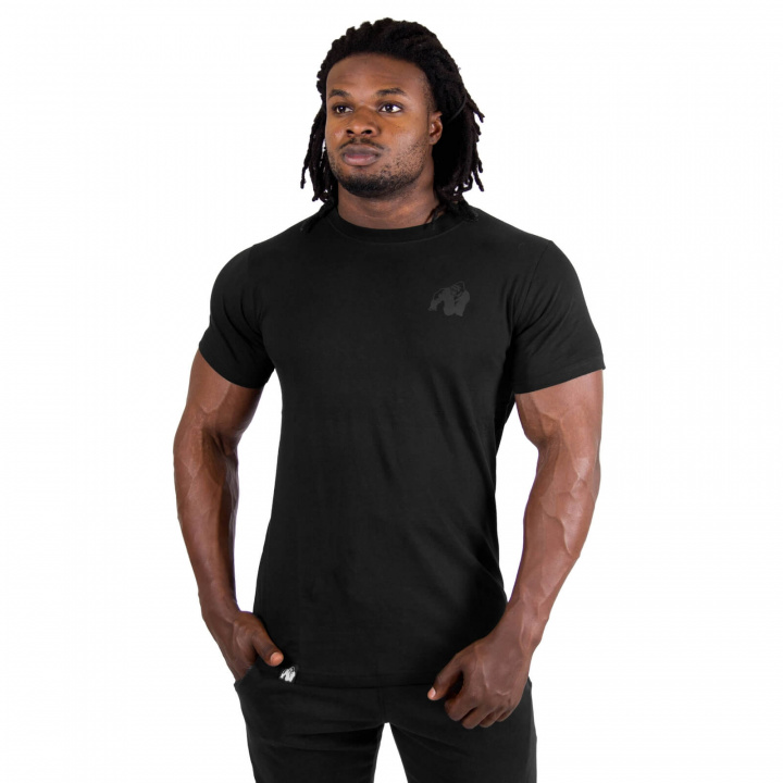 Sjekke Bodega T-Shirt, black, Gorilla Wear hos SportGymButikken.no