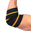 Elbow Wraps Pro, 1.3 cm, black/blue/red/yellow, C.P. Sports