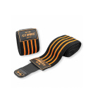 Elbow Wraps Pro, 1.3 cm, black/orange, C.P. Sports
