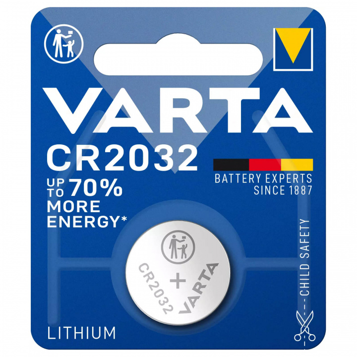 Batteri CR-2032, Varta i gruppen Mosjon / Tilbehør hos Sportgymbutikken.no (SG-CR2032)